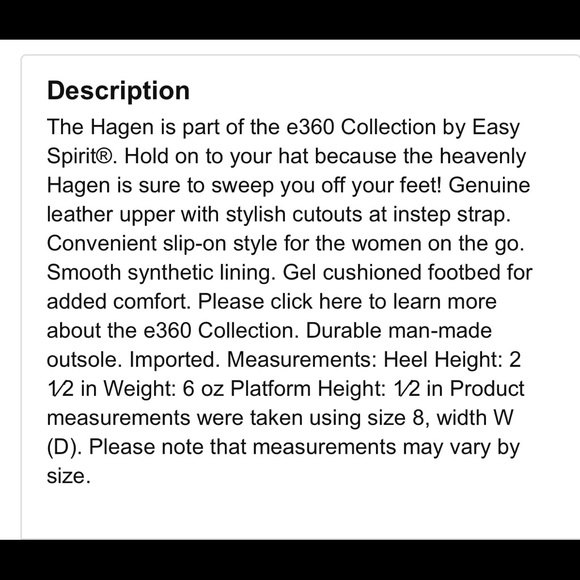 Easy spirit e360 dress sandal Bronze 9 1/2 NWT - Picture 8 of 8